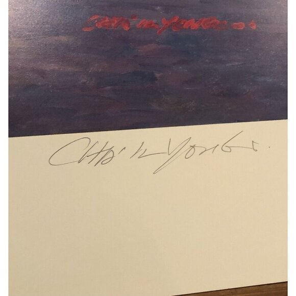 30"x25 Signed Numbered Limited Edition Print of ETERNAL NOTRE DAME by CHA' HYONG - Picture 3 of 9